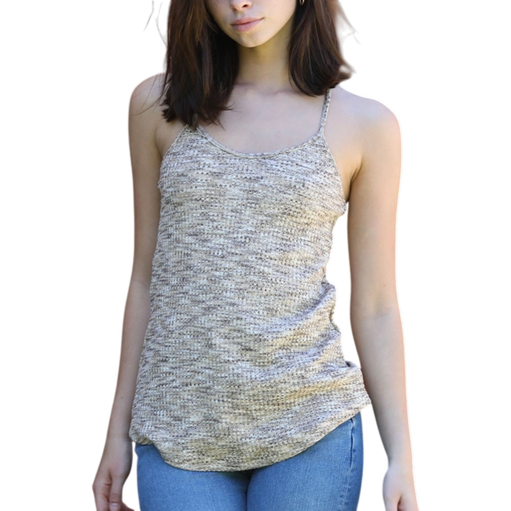 Angie Clothes - Thermal Waffle Weave Cami Tank Top 