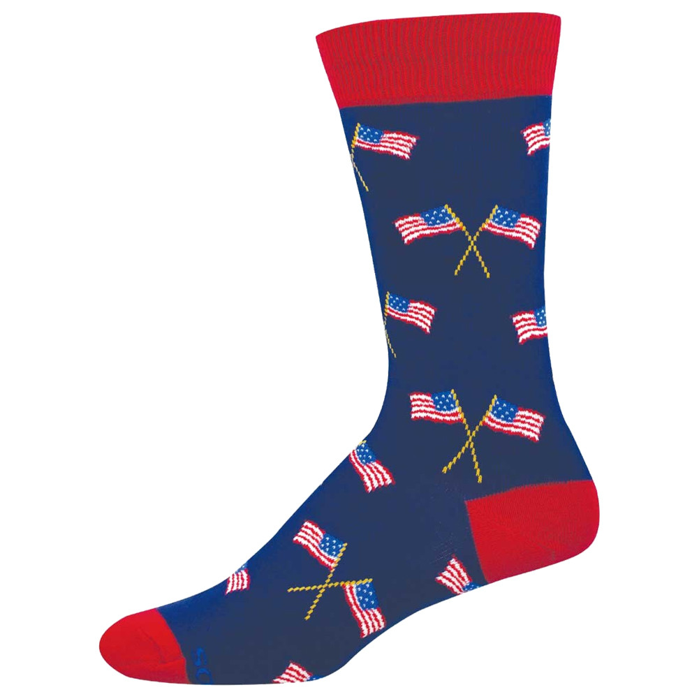 Socksmith Men's Socks - Patriotic Flags