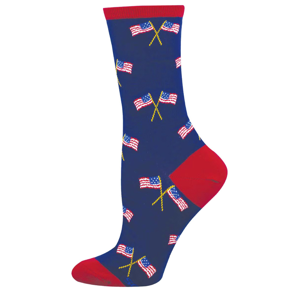 Socksmith Women's Socks - Patriotic Flags