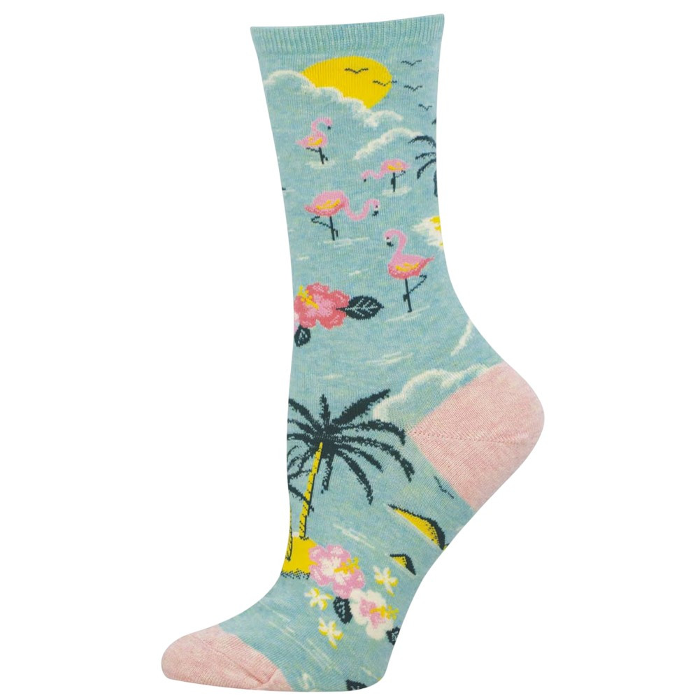 Socksmith Women's Socks - Flamingo - Bird's Eye View