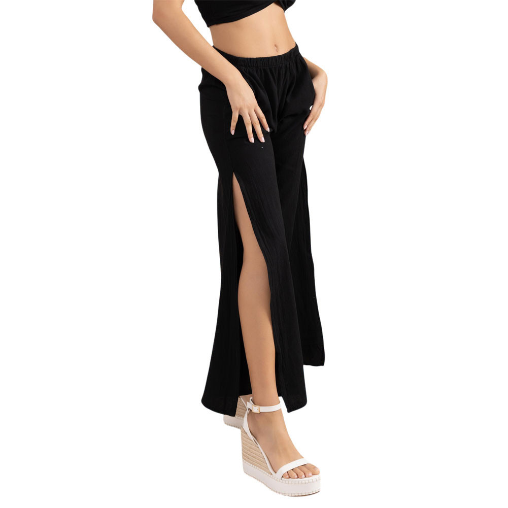 SeaSpice Resort Wear - Peruvian Cotton Pants - Black
