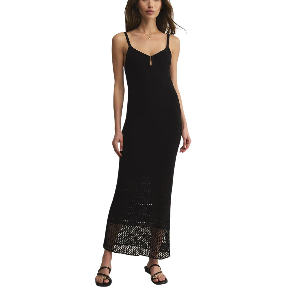 Z Supply Callahan Midi Dress - Black 