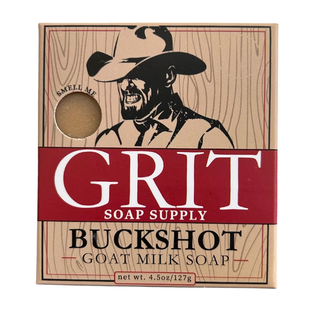 Grit Soap Supply - Men's Grooming Essential Soap Bar - BUCKSHOT 
