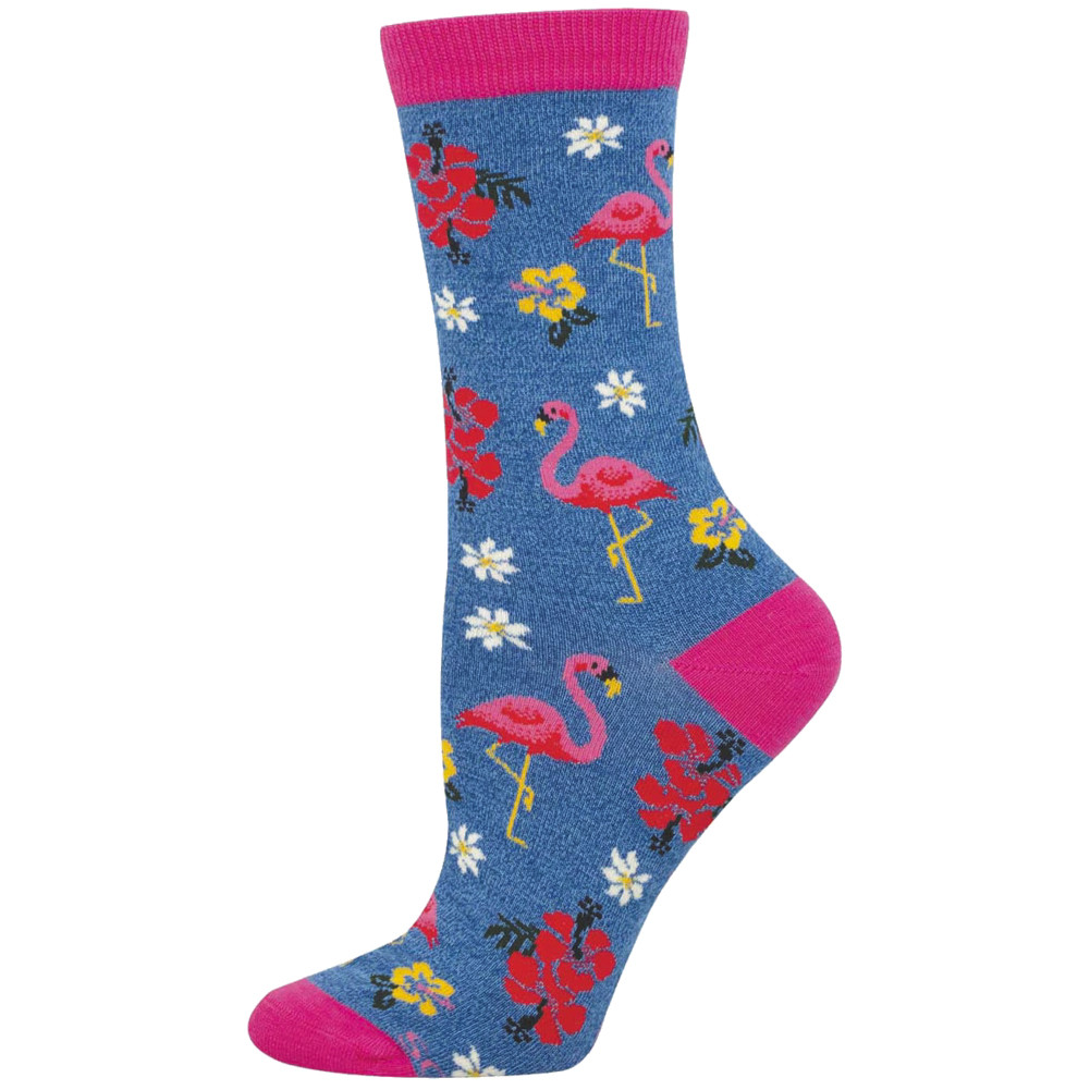 Socksmith Bamboo Blend Women's Socks - Pink Flamingo - flock Yeah