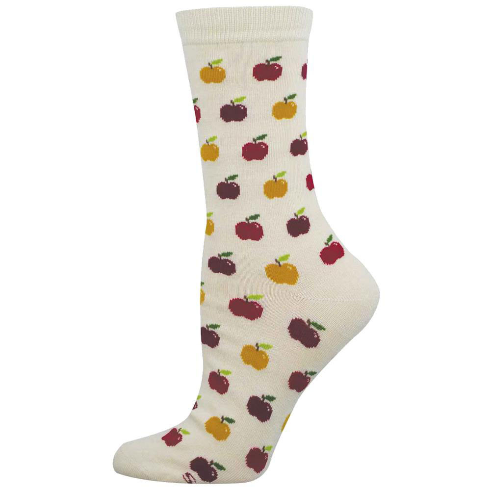 Socksmith Bamboo Blend Women's Socks - Bushel Of Apples