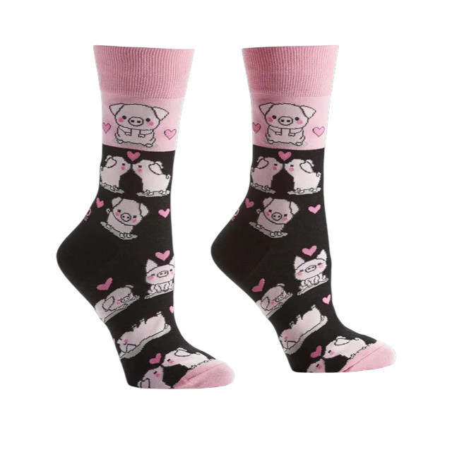 Yo Sox Women's Socks - Pigs