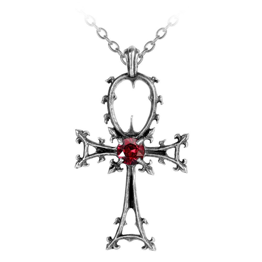 ALCHEMY GOTHIC ANKH PENDANT P342 | PURPLE LEOPARD BOUTIQUE