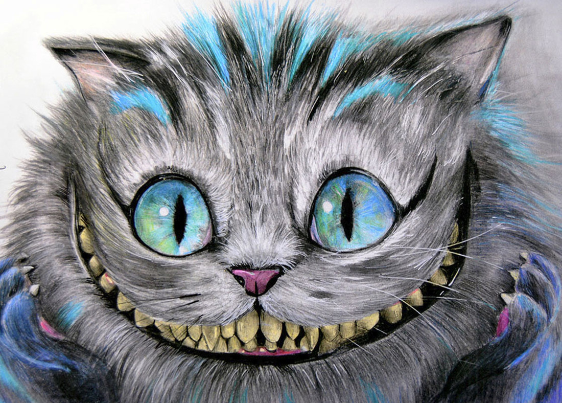 Cheshire Cat by Manuela Lai Canvas Giclee Art Print Alice In Wonderland