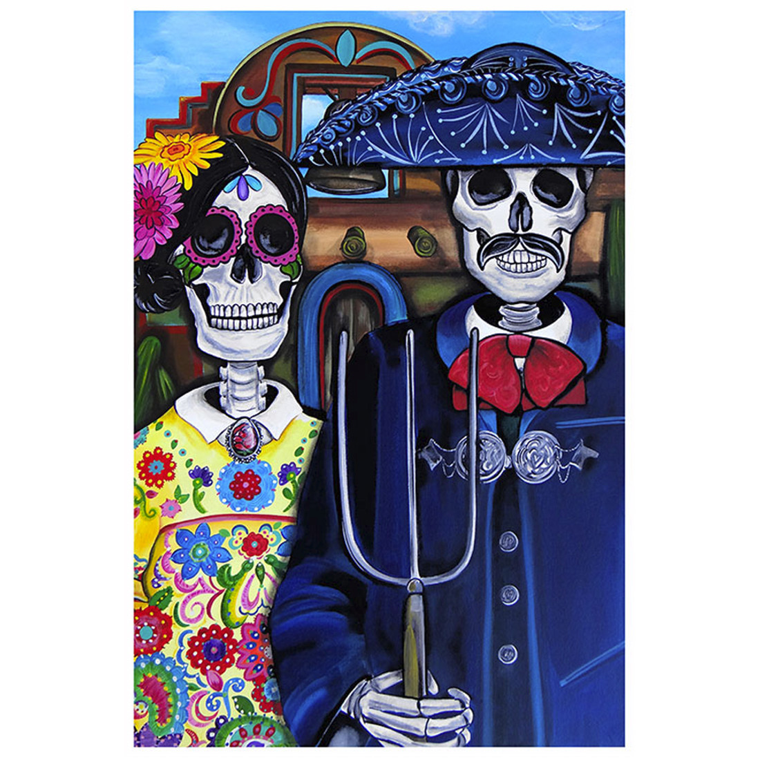 Mex Am Gothic Art Print