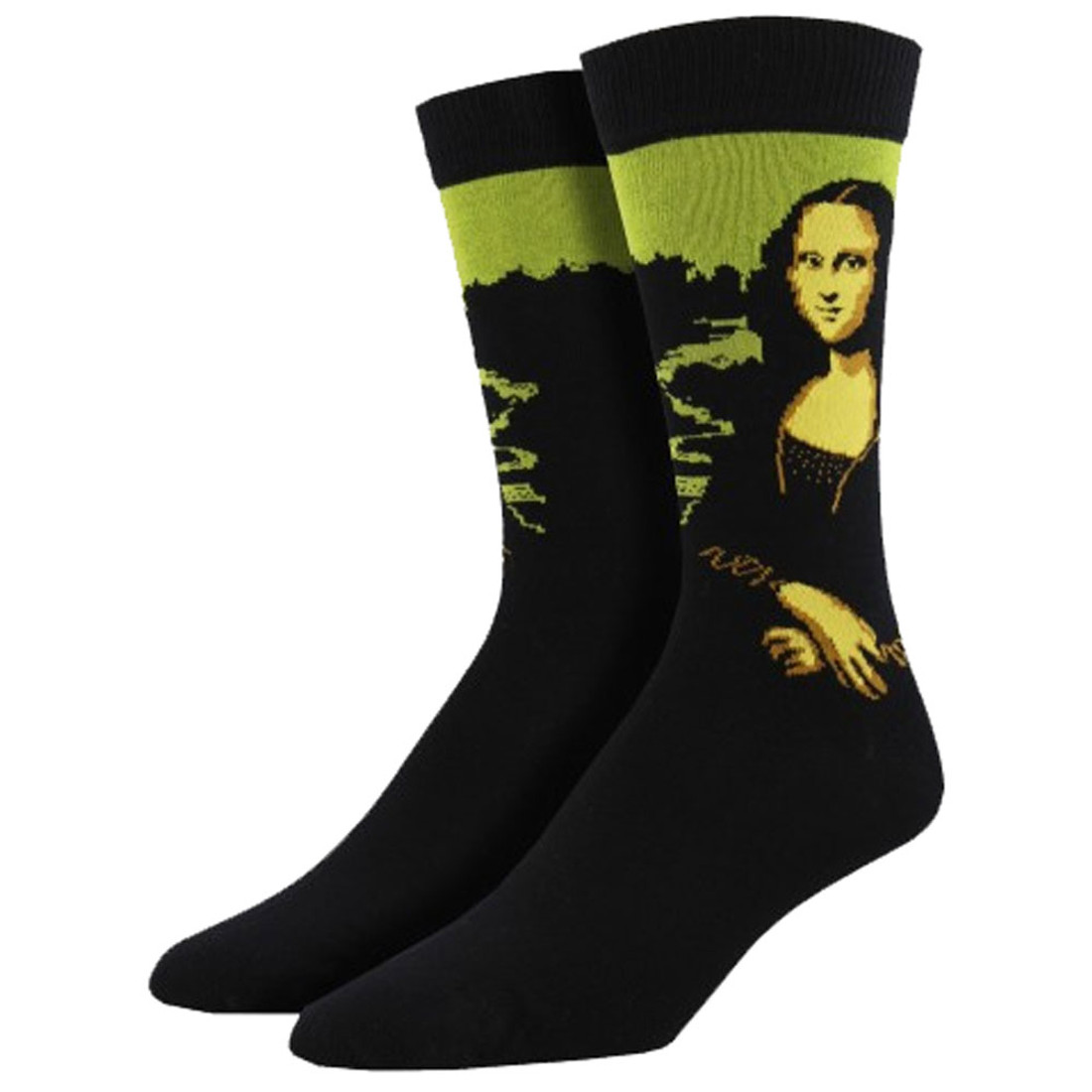 Mona Lisa Men's Bamboo Crew Socks