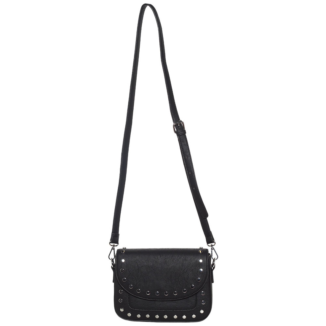 Sourpuss Purse Vagabond Black Crossbody Shoulder Bag - Purple Leopard ...