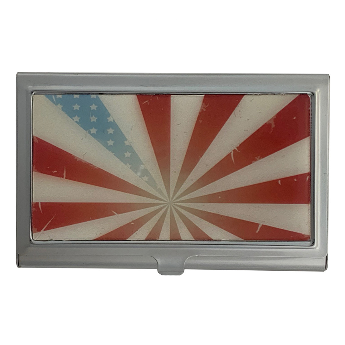 American Flag ID Holder Business Card Case