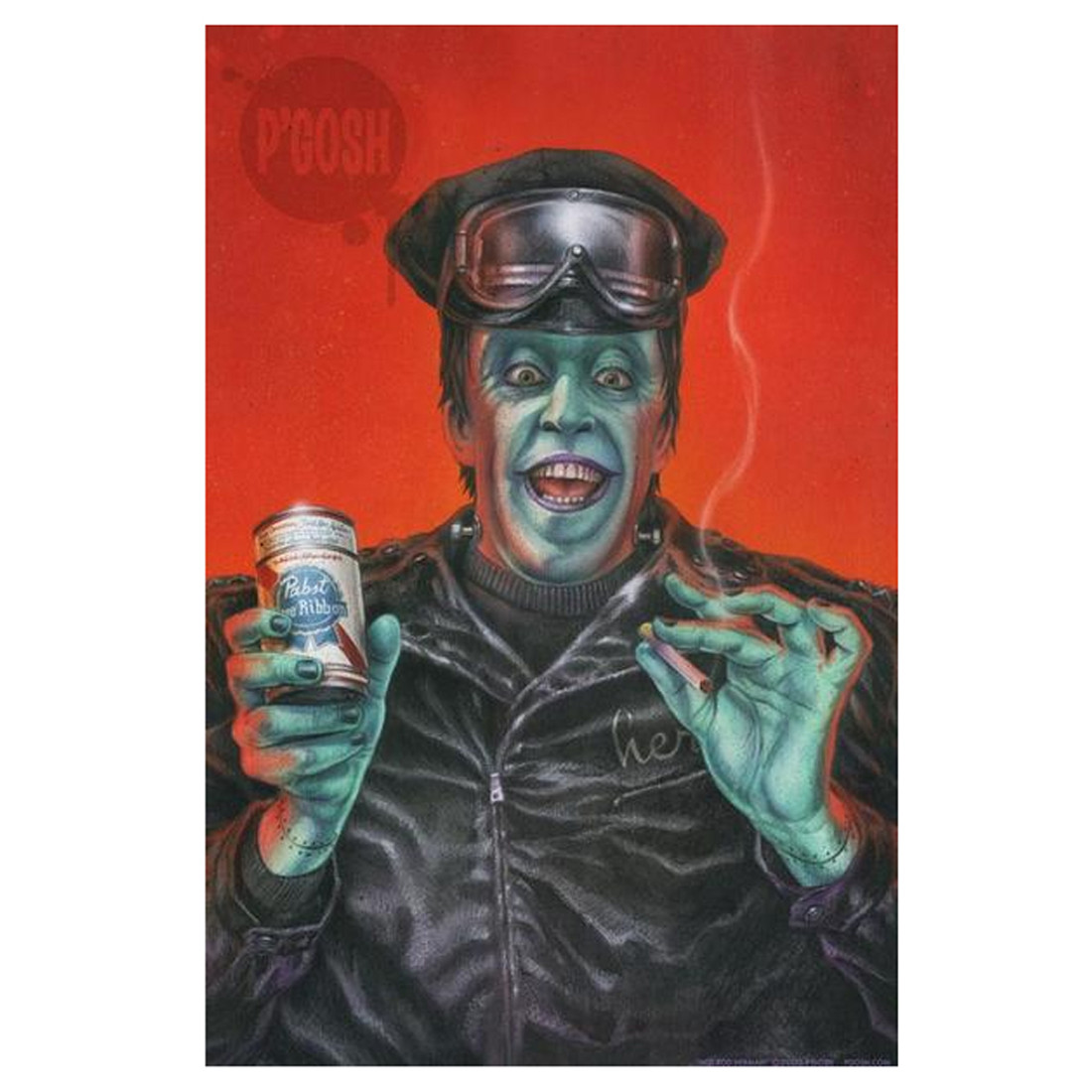 P'gosh Hot Rod Herman Art Print