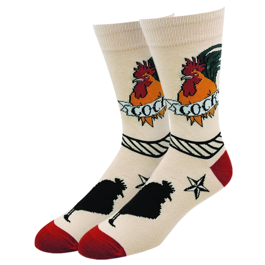 Get Cocky Rooster Men's Crew Socks