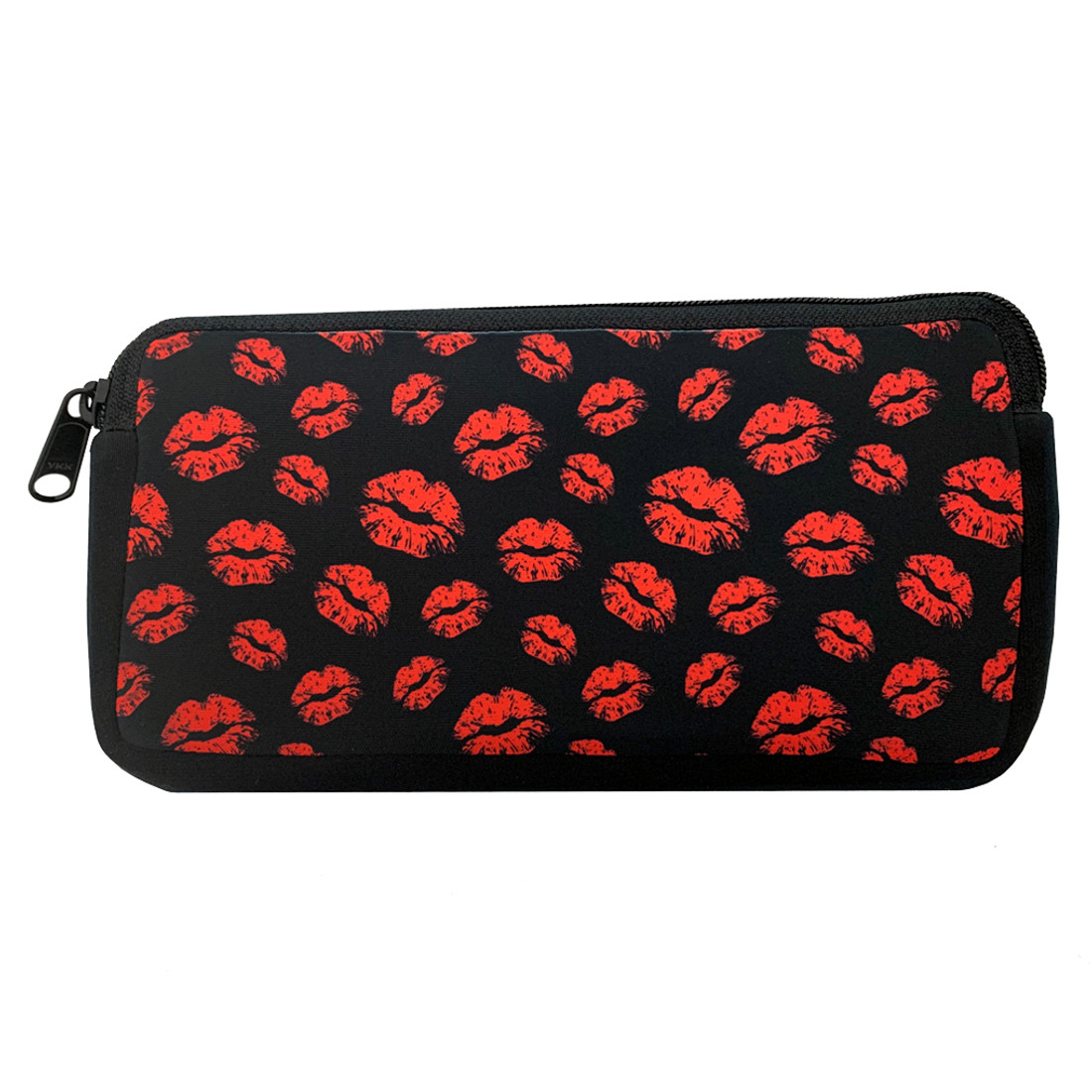 Red Kiss Lips Cosmetic Makeup Bag