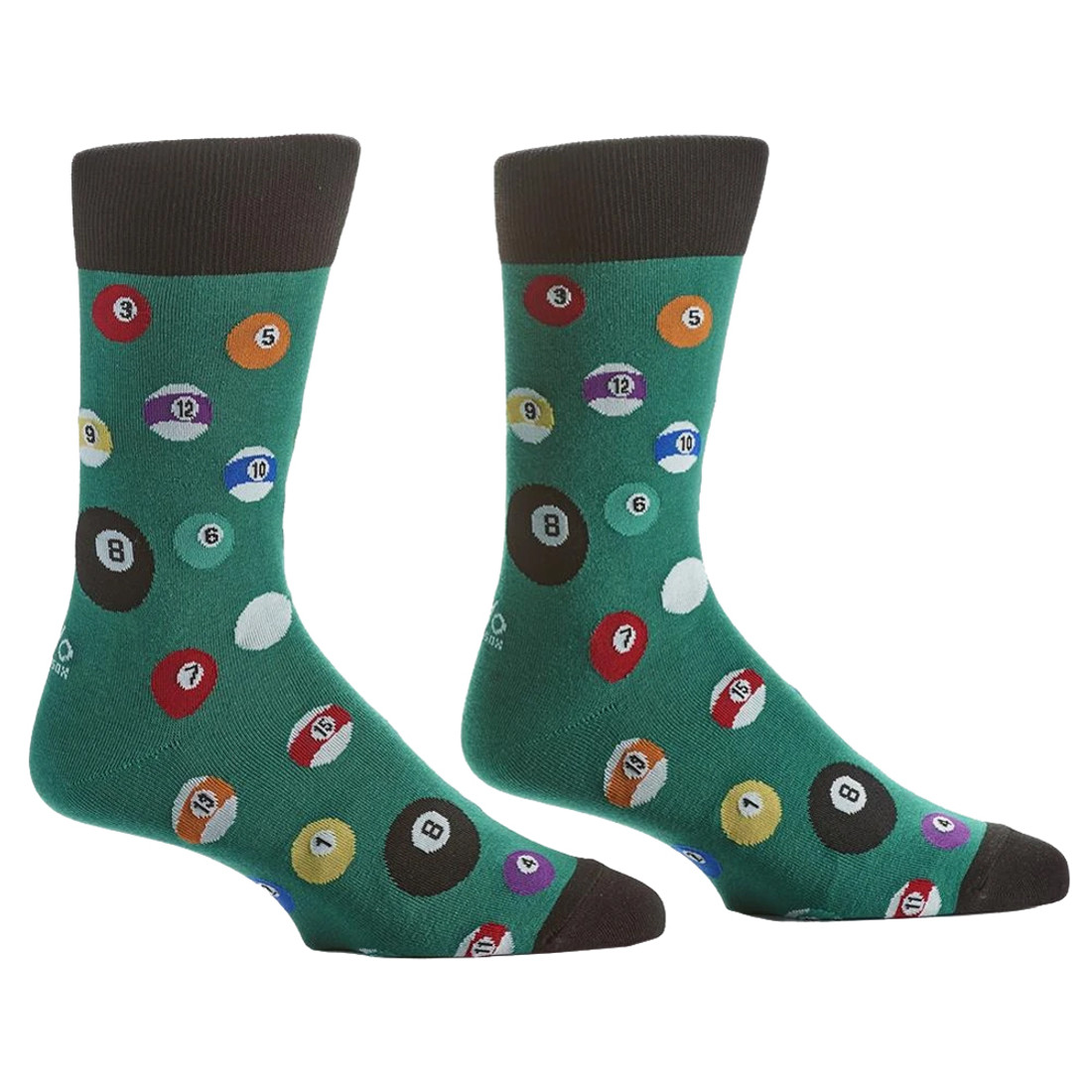 8-Ball Billiards Men's Crew Socks