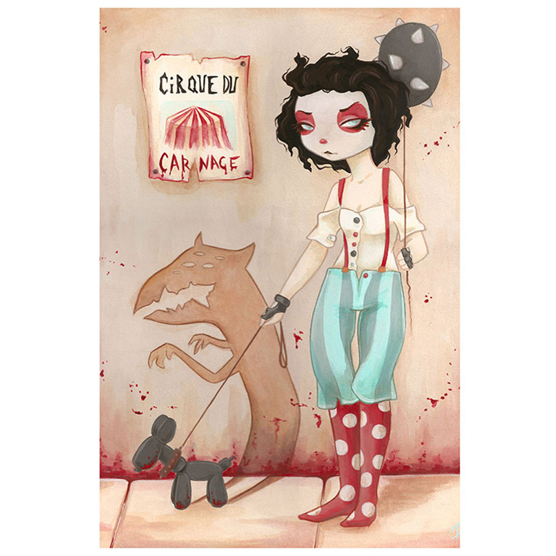 Terra Bidlespacher - Coulrophobia III - Fine Art Print