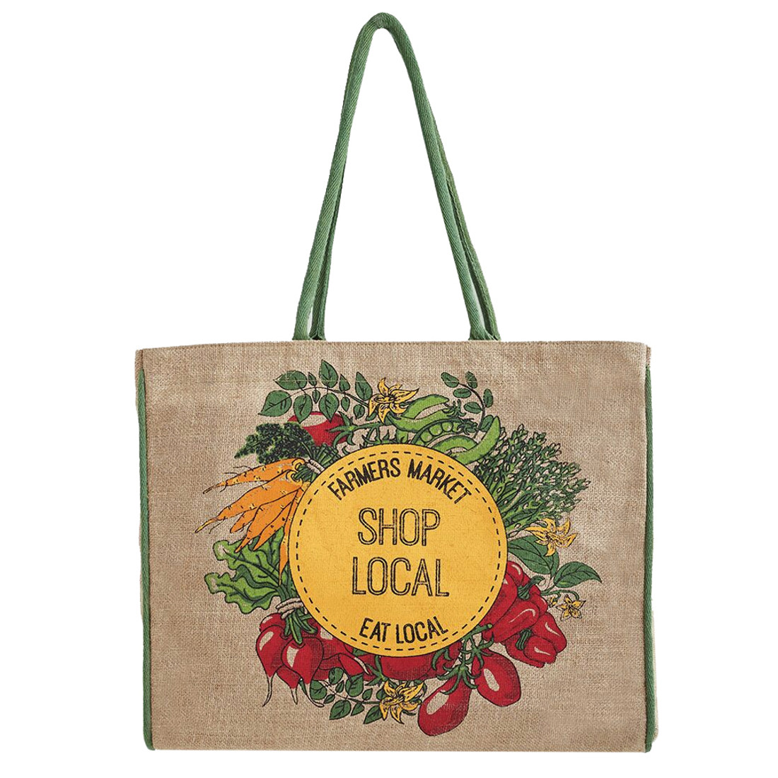 Farmers Market Shop Local Tote Bag