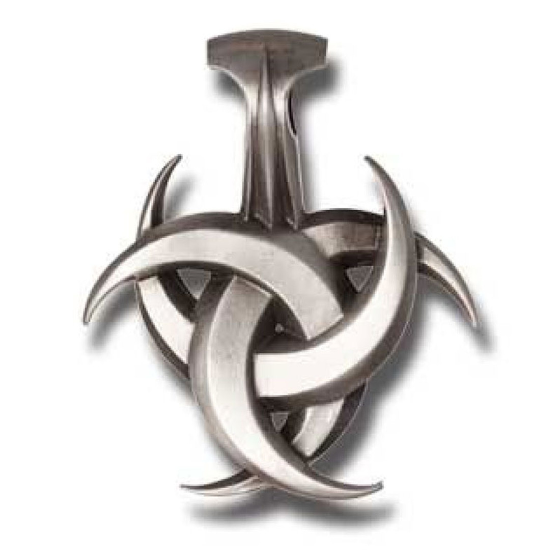 BICO Pacific Jewelry Pewter Pendant TRICRESCENT E318