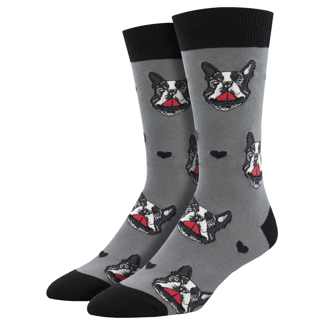 French Kiss Dog Men's Crew Socks