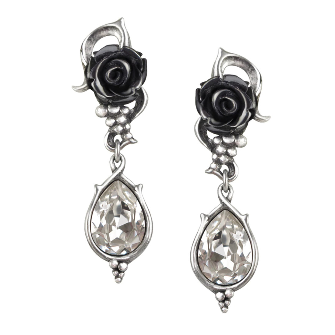 Alchemy Gothic - E347 - Bacchanal Rose Earrings