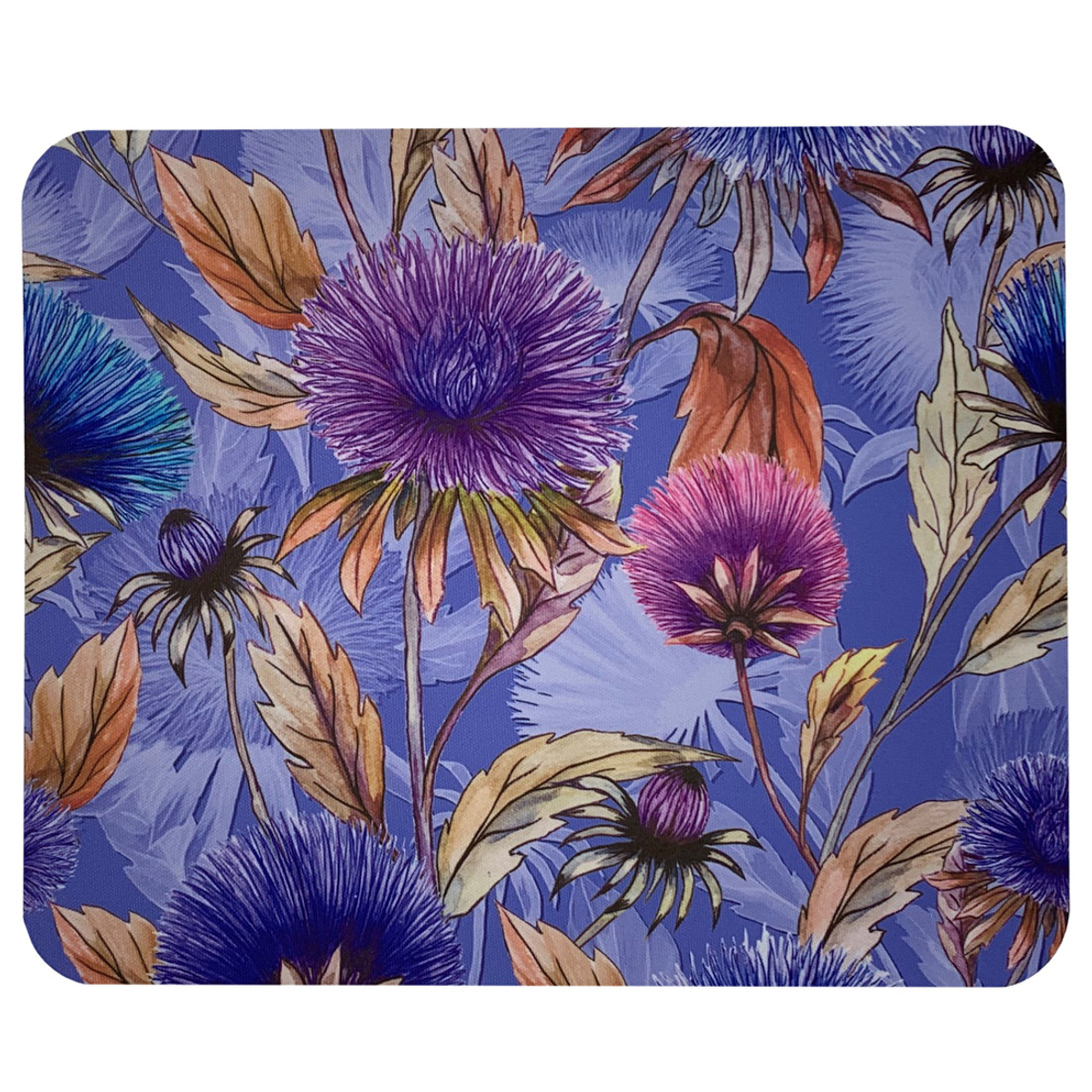 Aster Floral Print Mouse Pad Mat