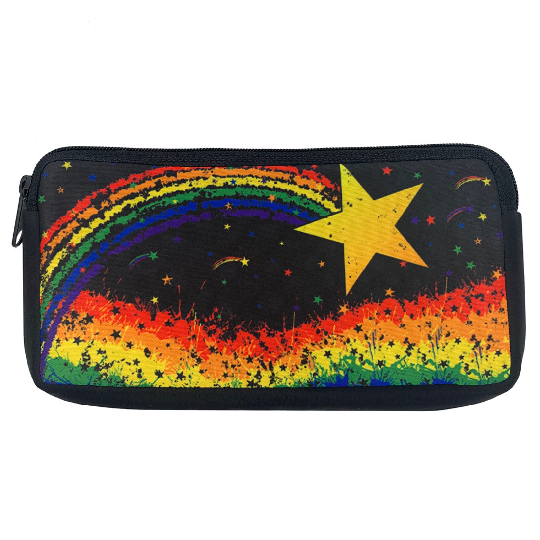 Star Rainbow Pride Cosmetic Makeup Bag