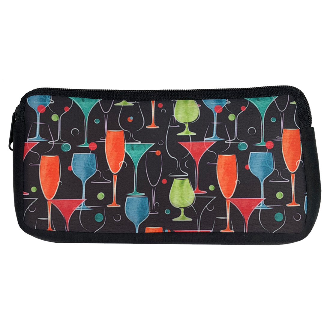 Cocktail Time Neoprene Zippered Pouch