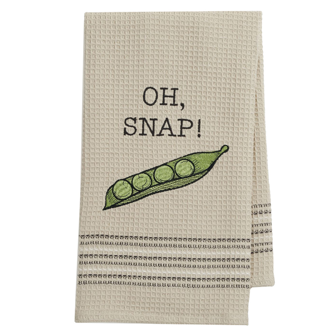 Oh Snap Peas Cotton Kitchen Dishtowel