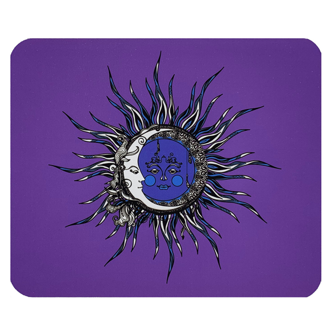 Boho Sun and Moon Mouse Pad Mat