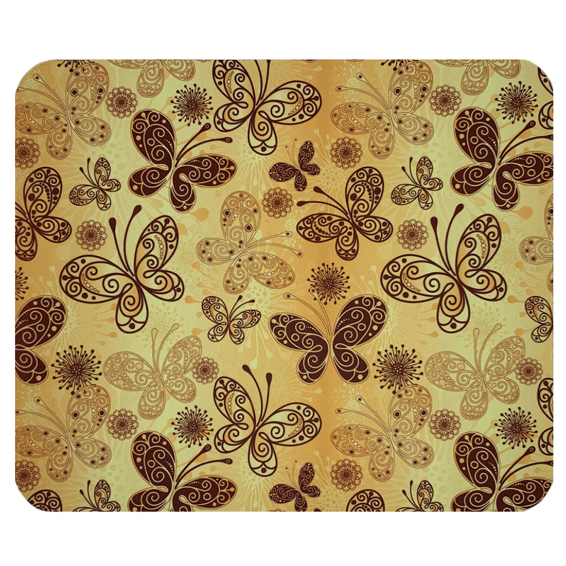 Bohemian Butterfly Mouse Pad Mat