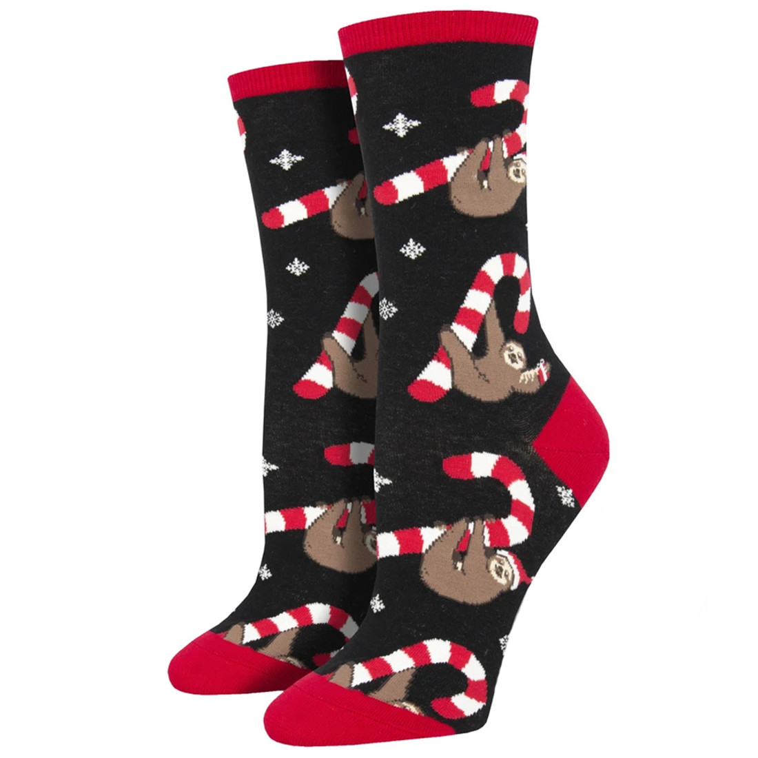 Merry Slothmas Holiday Women's Crew Socks