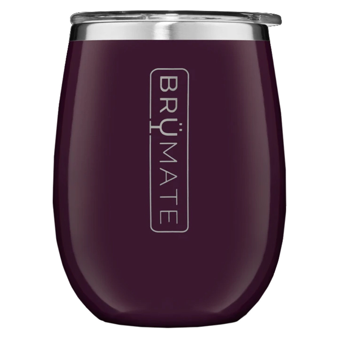 BruMate Uncorked Insulated Wine Tumbler Plum