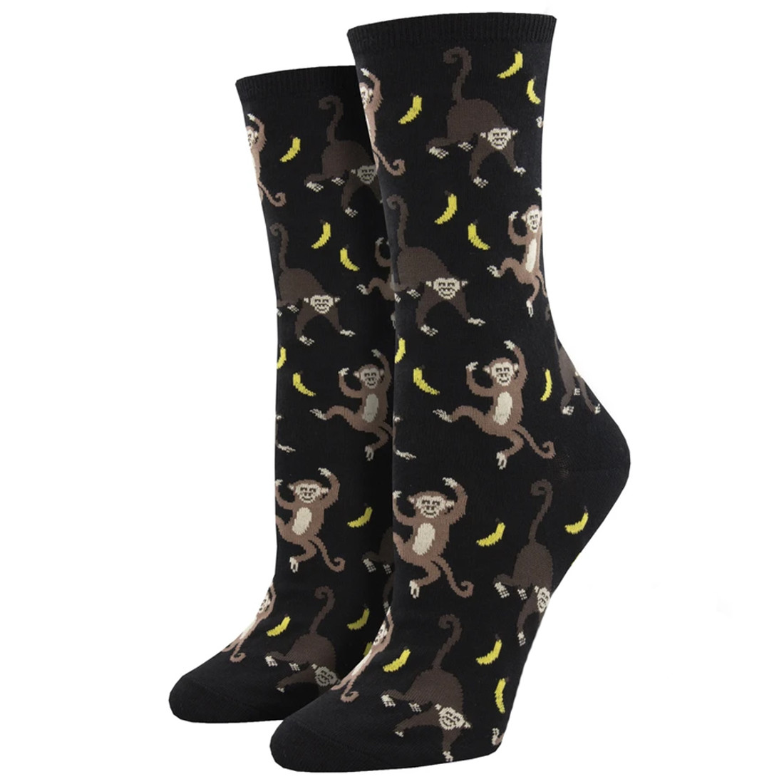 Monkeys Going Bananas  Women's Crew Socks