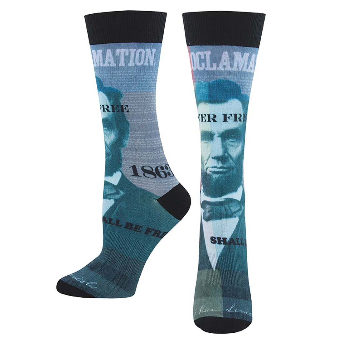 President Honest Abe Women's Crew Socks