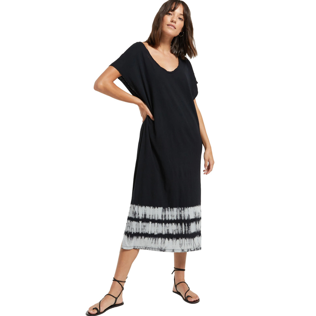 Z Supply Oversized Cotton Tie-Dye Dress