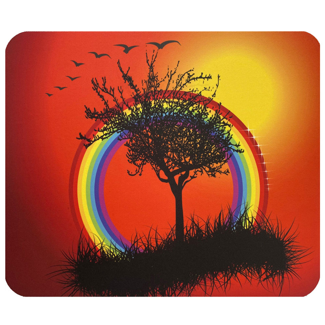 Rainbow Tree Mouse Pad Mat