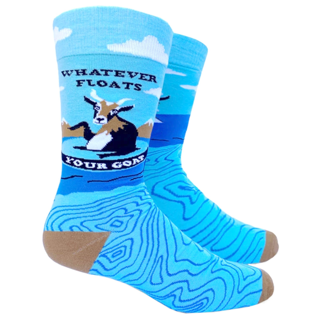 Whatever Floats Your Goat Men's Crew Socks