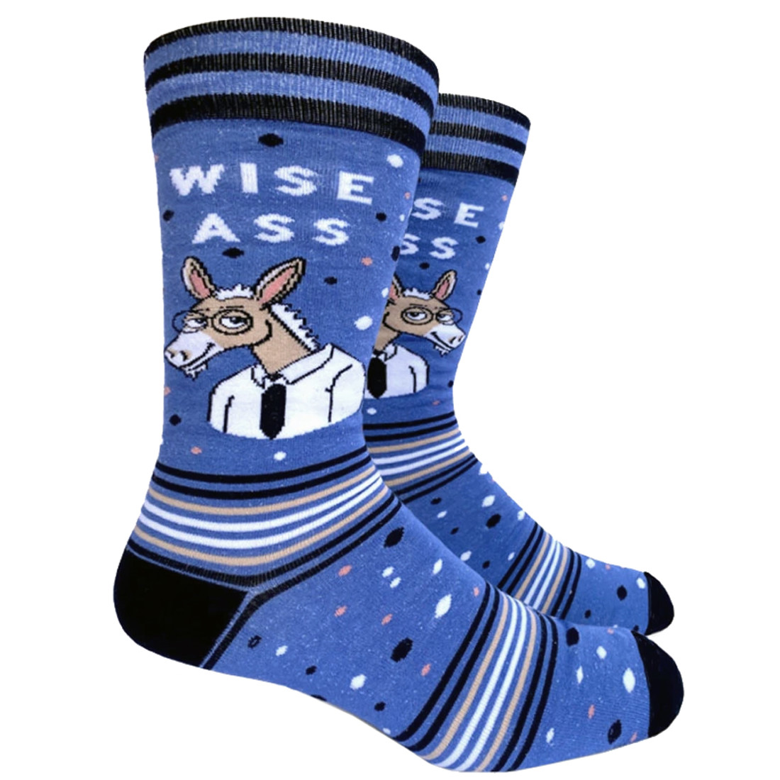Wise Ass Men's Crew Socks