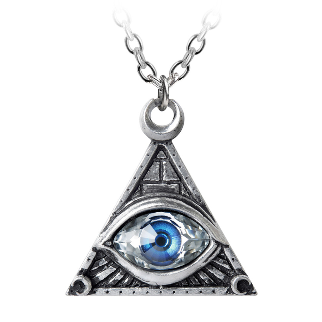 Alchemy Gothic Evil Eye Pendant Necklace