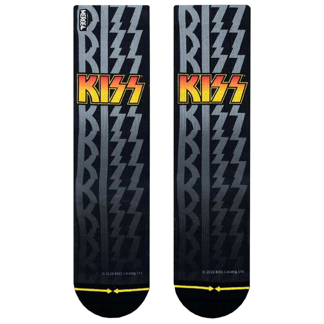 MERGE4 KISS Logo Crew Socks