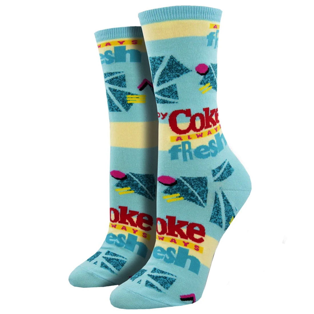 Coca Cola Always Fresh Women's Crew Socks