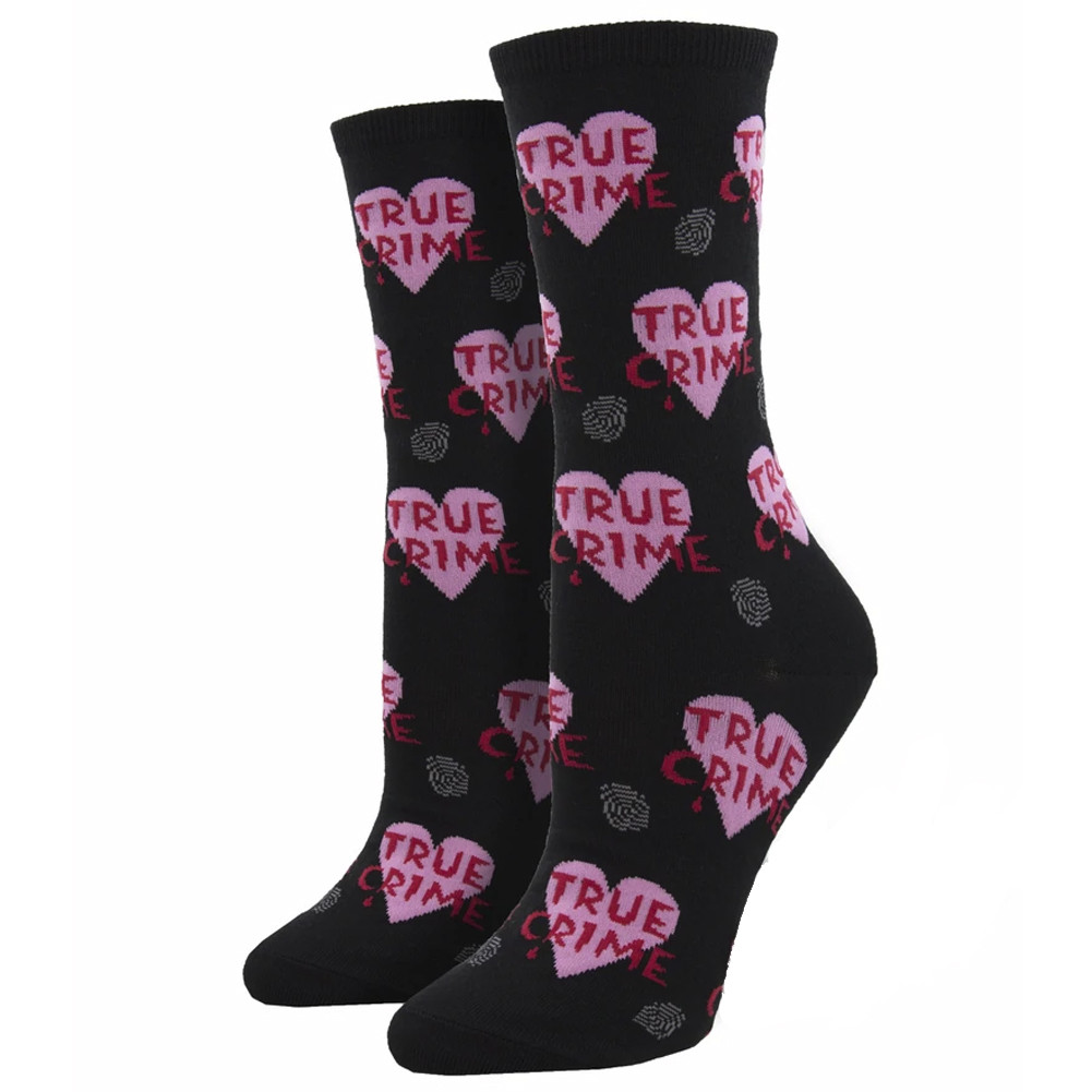 True Crime Hearts Women's Crew Socks