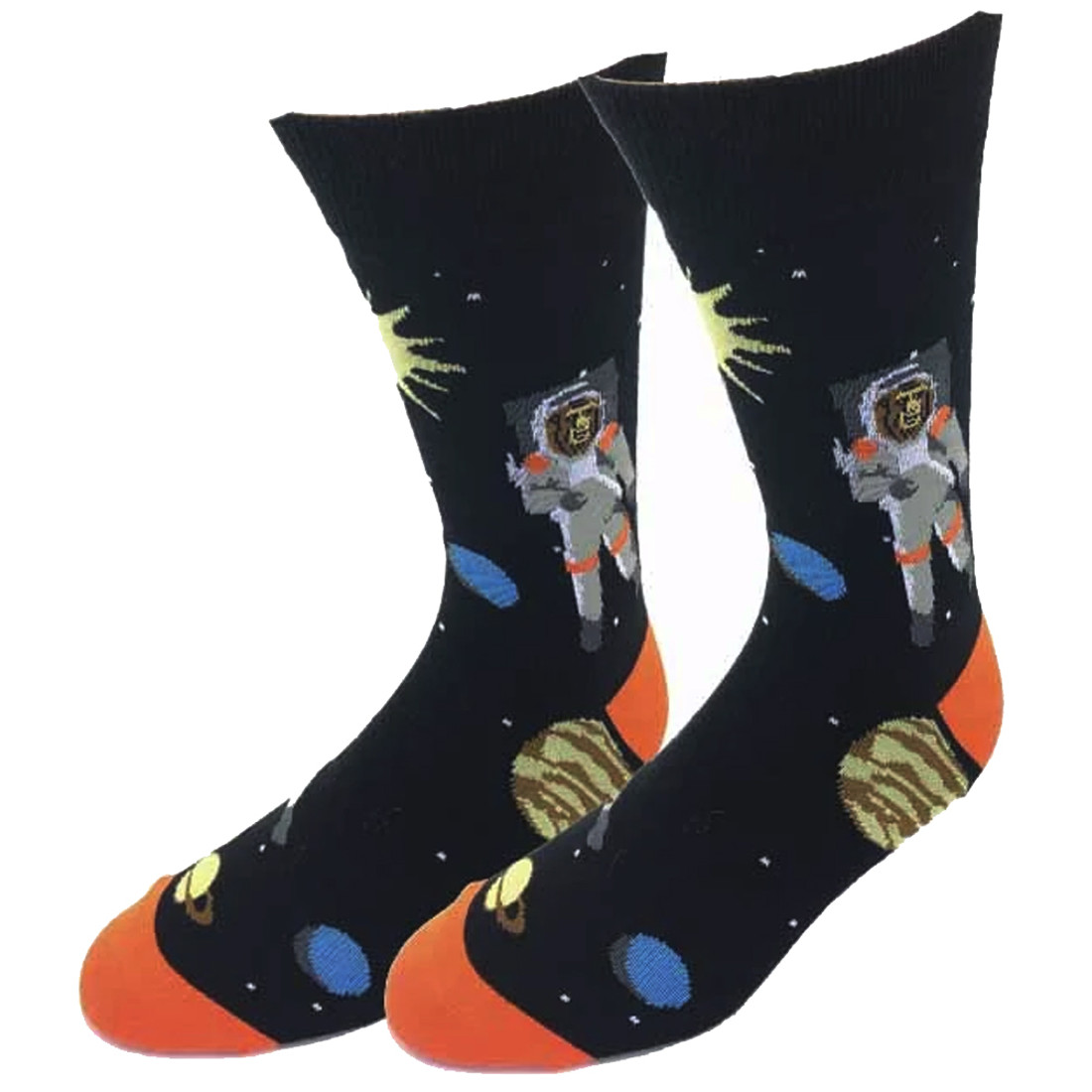 Bigfoot in Space Men's Crew Socks