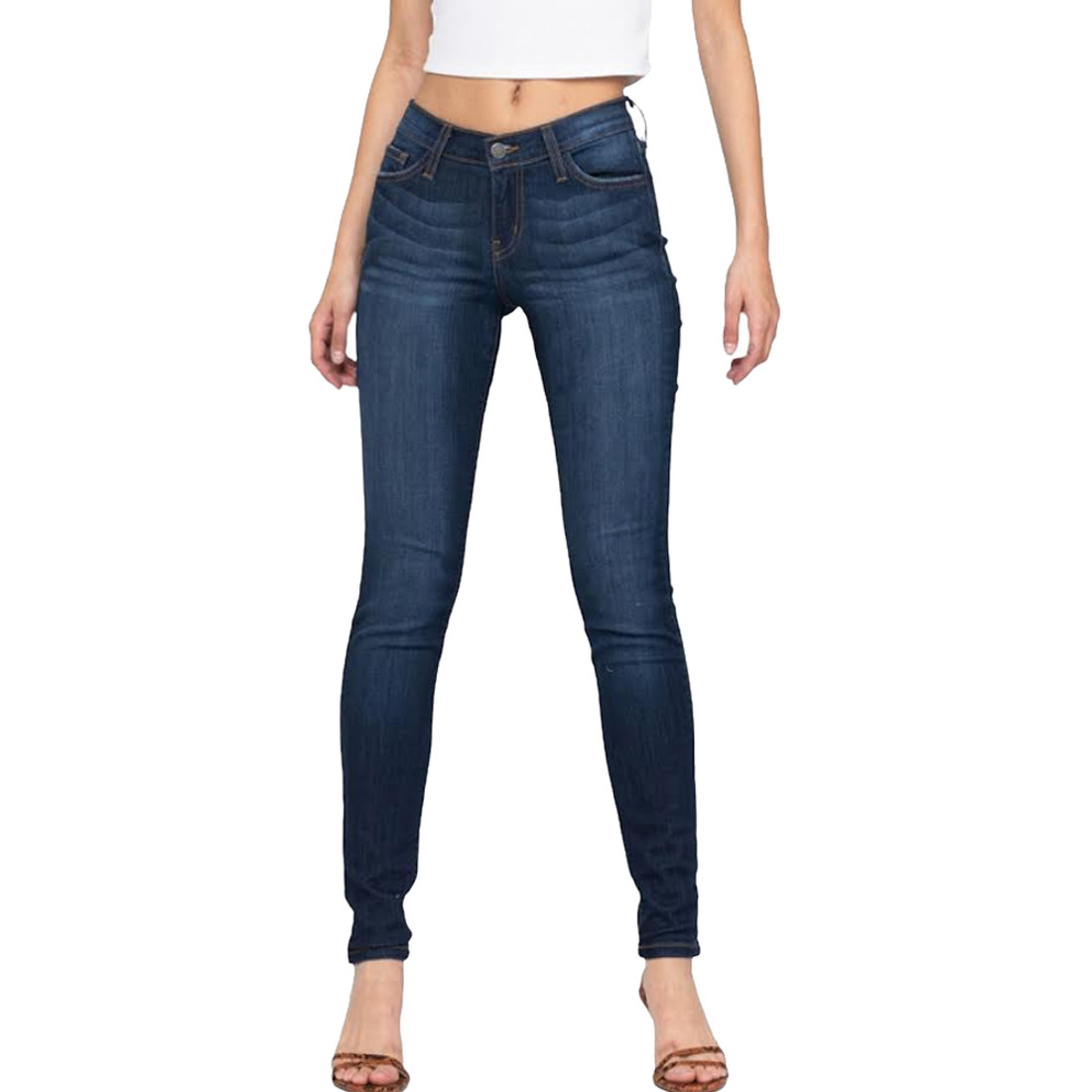 Judy Blue Handsand Rayon Skinny Jeans