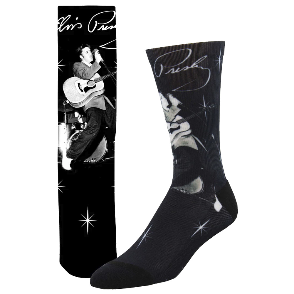 Elvis Presley Live On Stage 3D Printed Socks