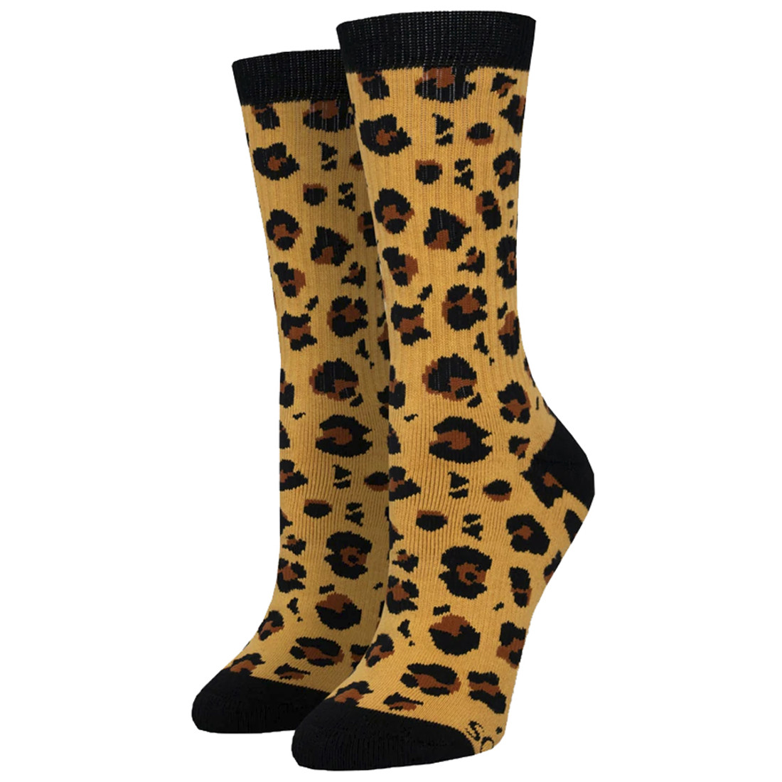 Leopard Print Athletic Women's Socks