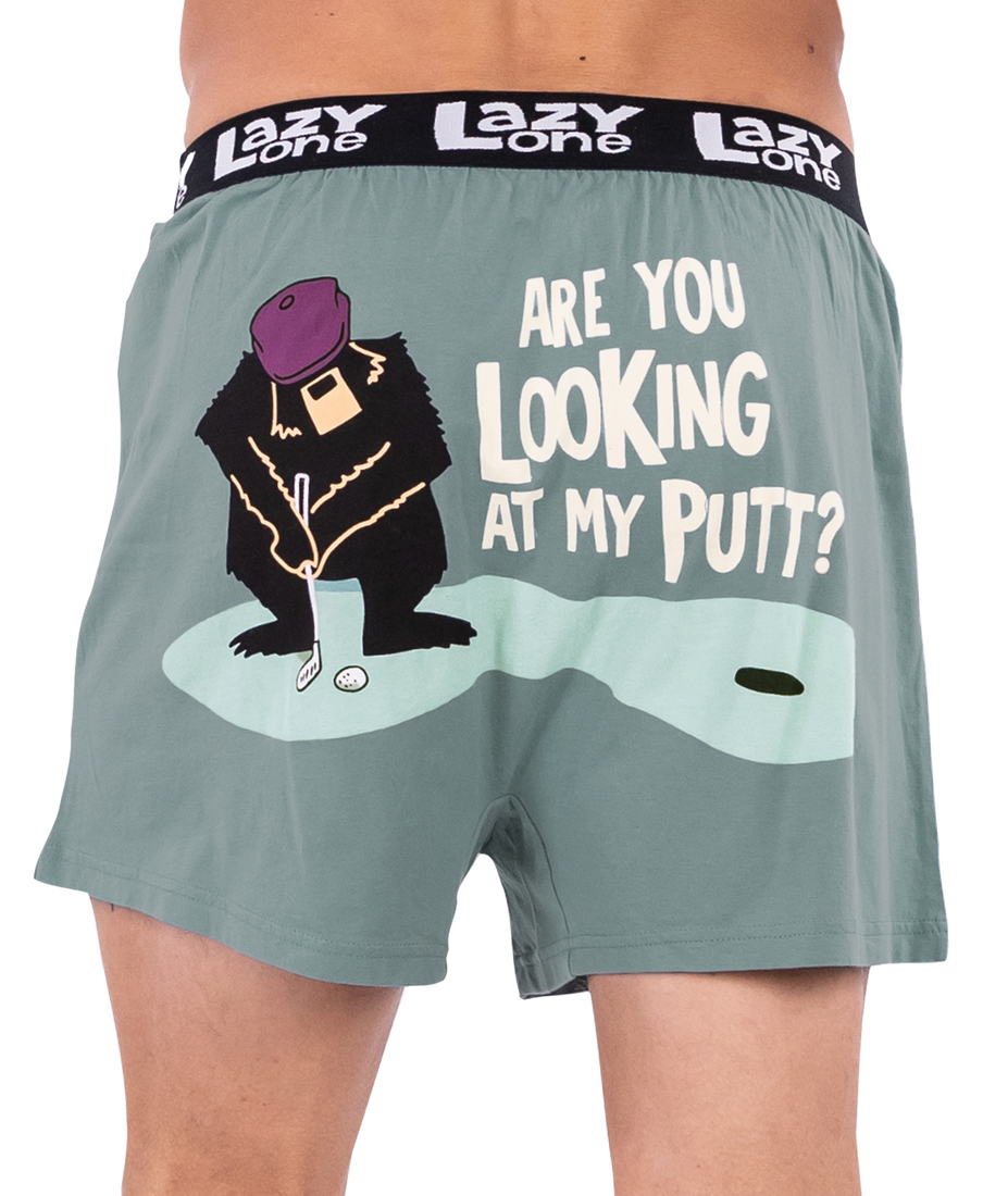 Are You Looking At My Putt back view