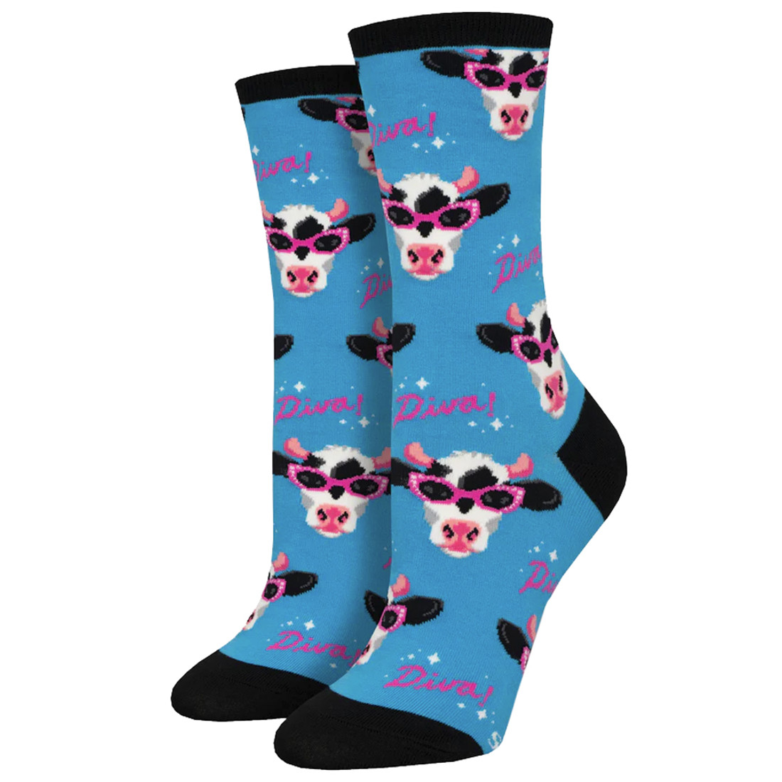 Cow Milk Divas Women's Socks