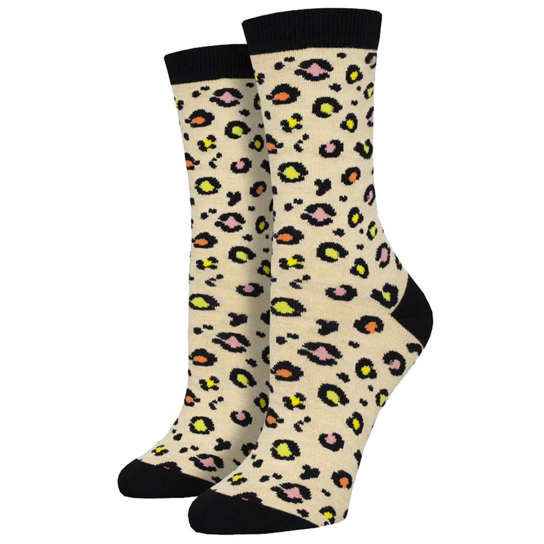 Leopard Print Women's Bamboo Socks